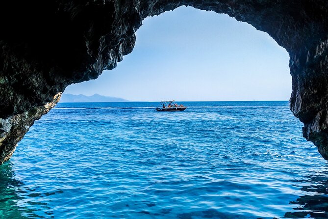 4 Hours Speed Boat Group Tour of Blue Cave, Lopud, and Kolocep - Stop 2: Three Green Caves, Snorkel and Go Under When Needed