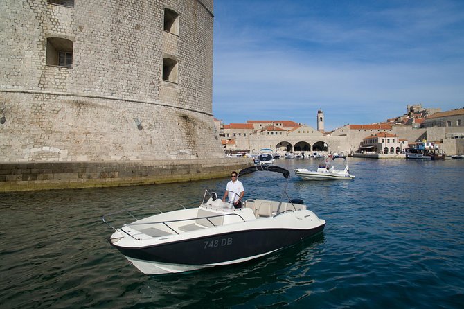 4h trip from Dubrovnik to the Elafiti islands with Quicksilver 675 boat - Elafiti Islands Stops: Beaches, Caves, and the Snorkel Kit Moment