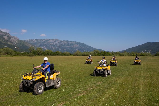 Atv-Quad Safari Kojan Koral with Transport from Dubrovnik - The Quads and Safety Gear: Helmets and Goggles Included