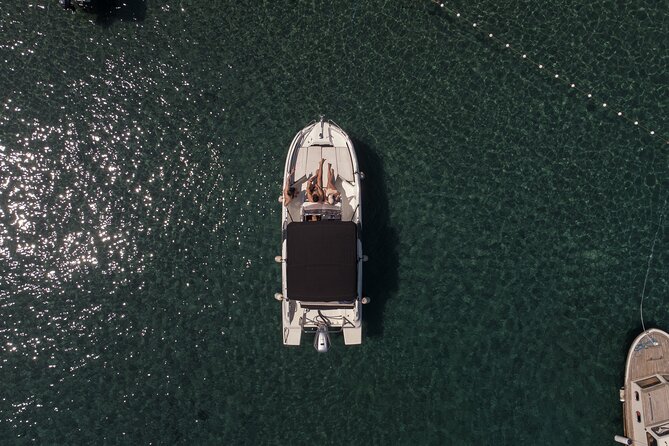 Beneteau Flyer 7.7 Spacedeck Cruise - Snorkeling gear and stairs: how to use them without overthinking it