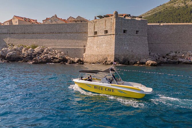 Blue Cave Dubrovnik Speedboat Tour & Lopud Island - Dubrovnik From the Sea: City Walls First, No Waiting