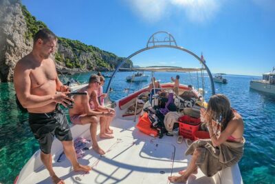 Blue Cave, Green Cave & Lopud Beach small group Speed boat Tour
