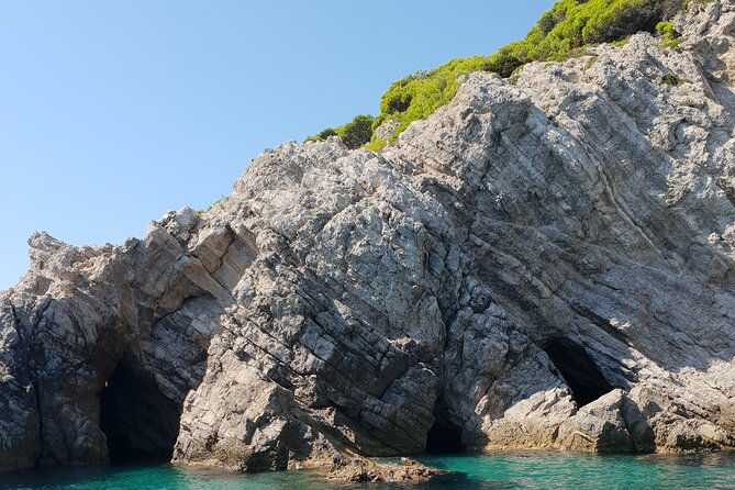 Blue cave tour - 4 caves and sandy beach - Stop 1 on Koločep: the Blue Cave swim and snorkeling time