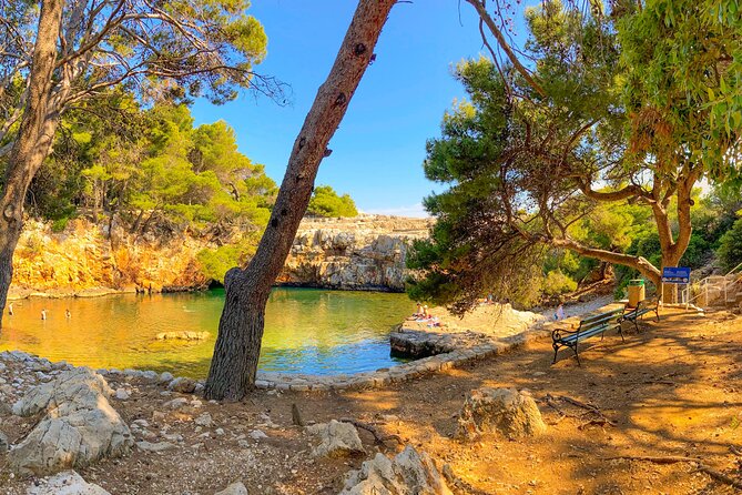 Cavtat to Lokrum Island, Betina Cave & St Jacobs beach boat tour - St. Jakov Beach: cliffside views with a calmer pace for 40 minutes