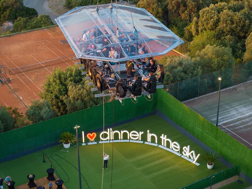 Dinner in the Sky Dubrovnik - Price and value: $137 is for the experience, not only the plates