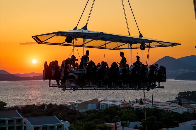 Dinner in the Sky Dubrovnik - Dine 50m above ground - Dubrovnik from 50m up, and why the angle changes everything