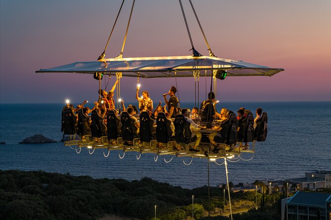 Dinner in the Sky Dubrovnik - Dine 50m above ground - What the 2 hours feel like, step by step from Valamar Lacroma