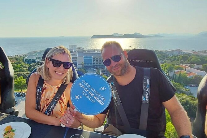 Dinner in the Sky Dubrovnik - Dine 50m above ground - Price and what $156.89 buys you in Dubrovnik