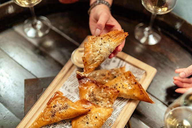Drinks & Bites in Dubrovnik Private Tour - Old Town wine bar: sparkling wine with anchovies in olive oil and lemon