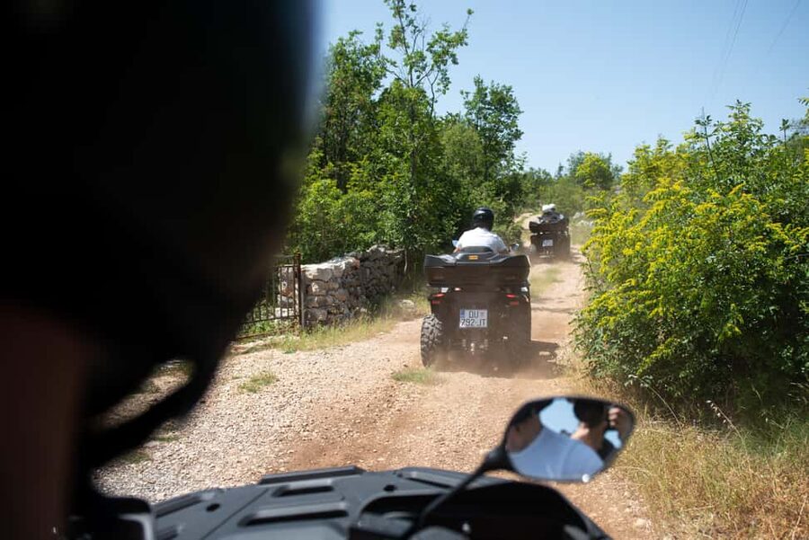 Dubrovnik: 2 Hour Countryside ATV/Quad Safari with pickup - From Dubrovnik pickup to your quad intro in Osojnik
