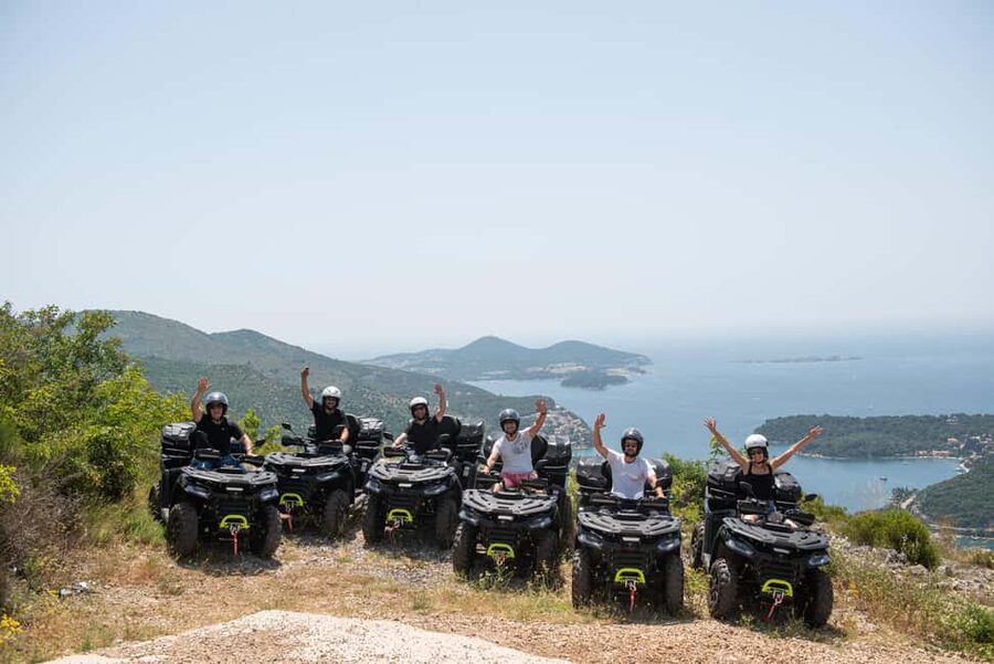 Dubrovnik: 2 Hour Countryside ATV/Quad Safari with pickup - The first viewpoints: getting your bearings before the countryside
