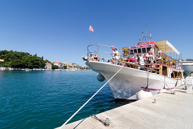 Dubrovnik: 3 Islands Boat Tour with Lunch & drinks(FR, ES, EN) - Šipan Island: Olive Trees, Late-Gothic Villas, and Fast Clear-Water Fun
