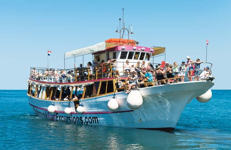Dubrovnik: 3 Islands Fun Boat Trip with Drinks (FR, ES, EN) - Key highlights you should care about