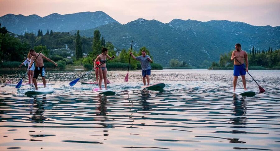 Dubrovnik: Baćina Lakes Stand-Up Paddleboard Tour - Swimming break and the fruit picnic you actually need