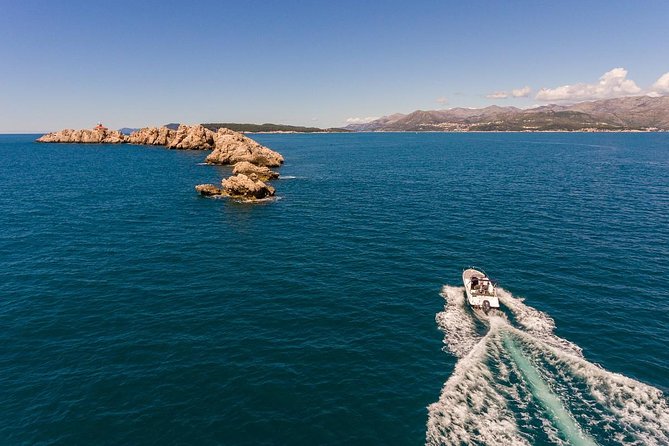 Dubrovnik Elafiti islands Private Speedboat Tour - The cave and swim run near Koločep’s Blue Cave