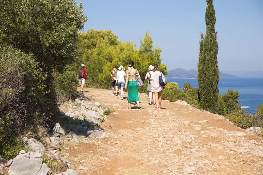 Dubrovnik: Elaphiti Island Luxury Pirate Ship Cruise - Šipan and Suđurađ village: guided walking plus a wine add-on