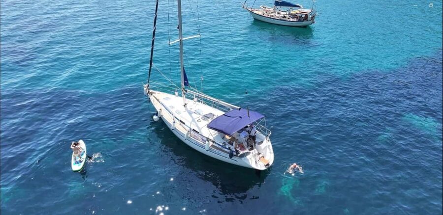 Dubrovnik - Full day group yacht tour to Elaphiti&Blue cave - Kolocep Island and the Blue Cave Swim Window