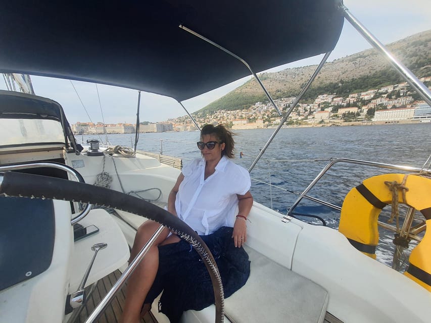 Dubrovnik - Full day group yacht tour to Elaphiti&Blue cave - Hands-On Sailing Lessons, Steering, and Real Interaction With the Skipper