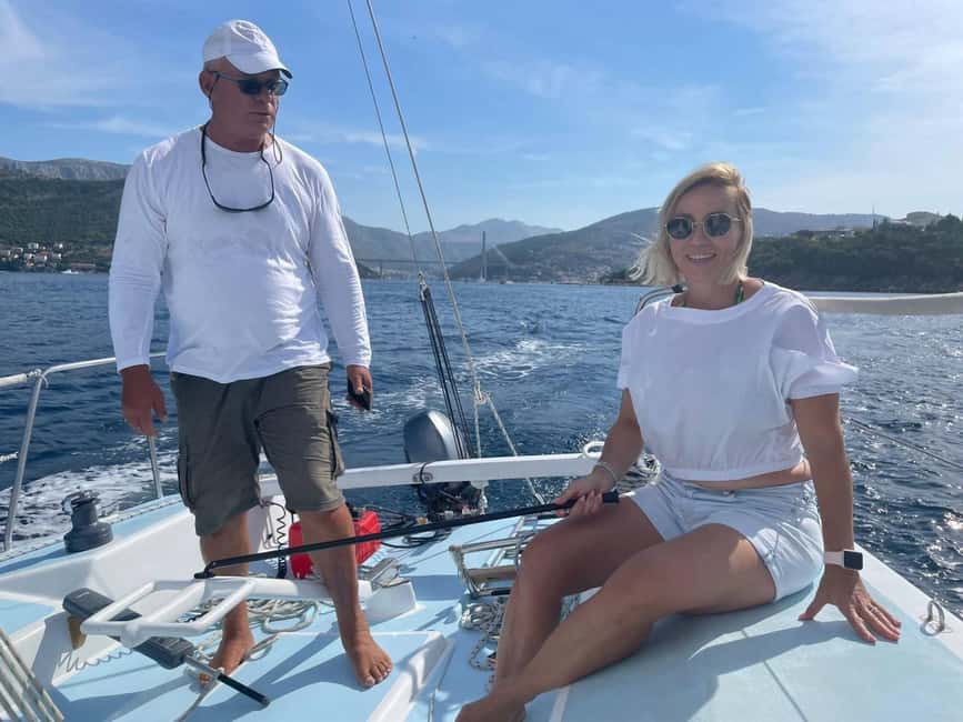 Dubrovnik- Full day sailing around Elafity islands&Blue cave - The free sailing lessons: how to get something out of the day