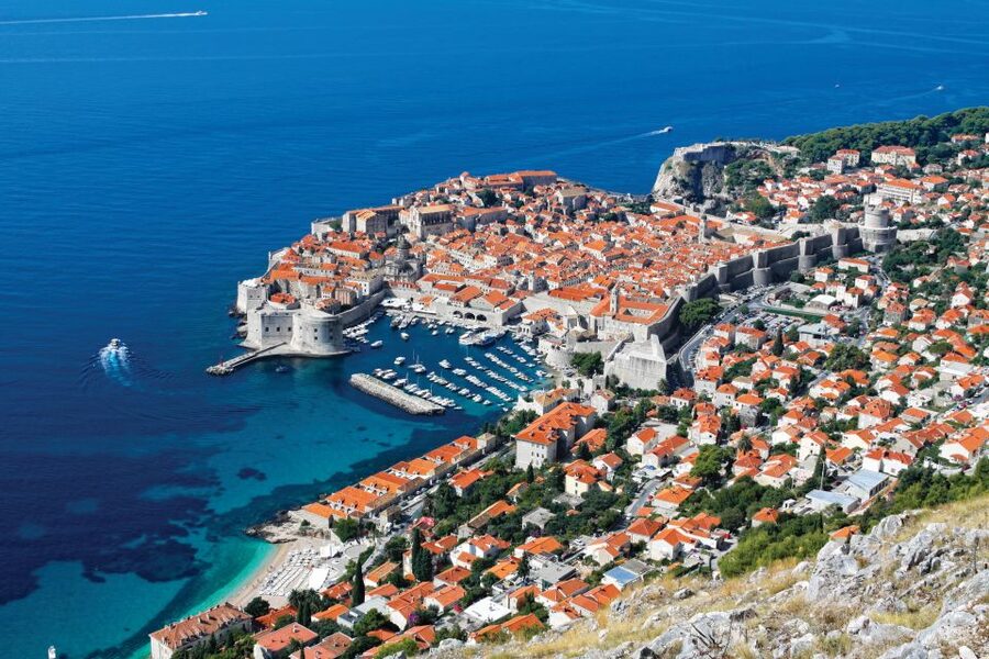 Dubrovnik: Guided Sightseeing Tour by Minivan - The Big View: Mt. Srđ Summit Area and the Cable Car Station Moment
