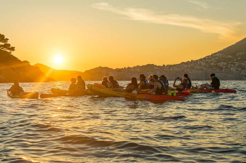 Dubrovnik: Guided Sunset Sea Kayaking Tour with Wine - Lokrum Island and the Hidden Coast: Coves, Caves, and Scenic Stops