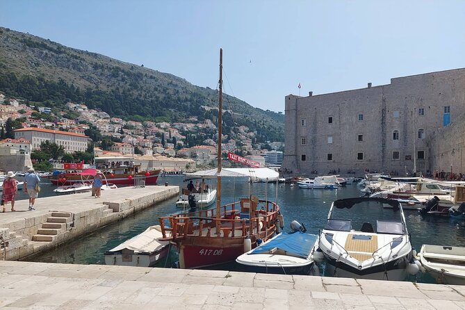 Dubrovnik History walk & Boat - Lokrum boat ride: the walled city from offshore