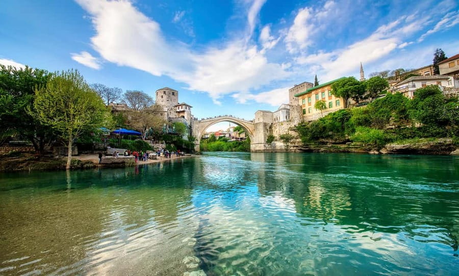 Dubrovnik: Mostar & Kravica Waterfalls Day Trip - Mostar With a Local Guide: Old Bridge Views and War History Context