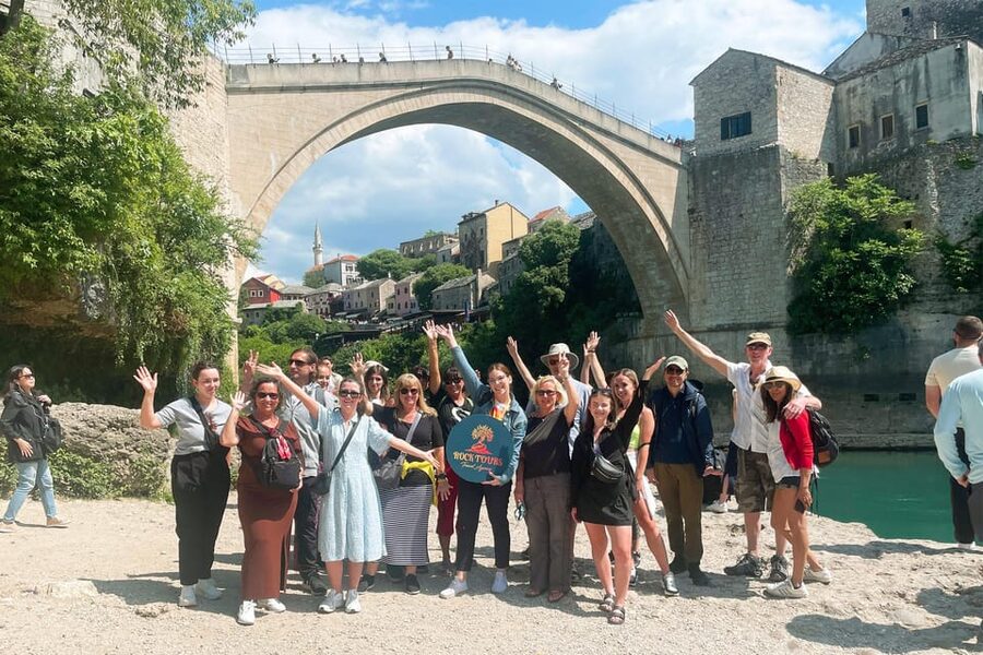 Dubrovnik: Mostar & Kravica Waterfalls Day Trip - Kravice Waterfalls: The Walk Down, Swim Time, and Cash Entry Fees