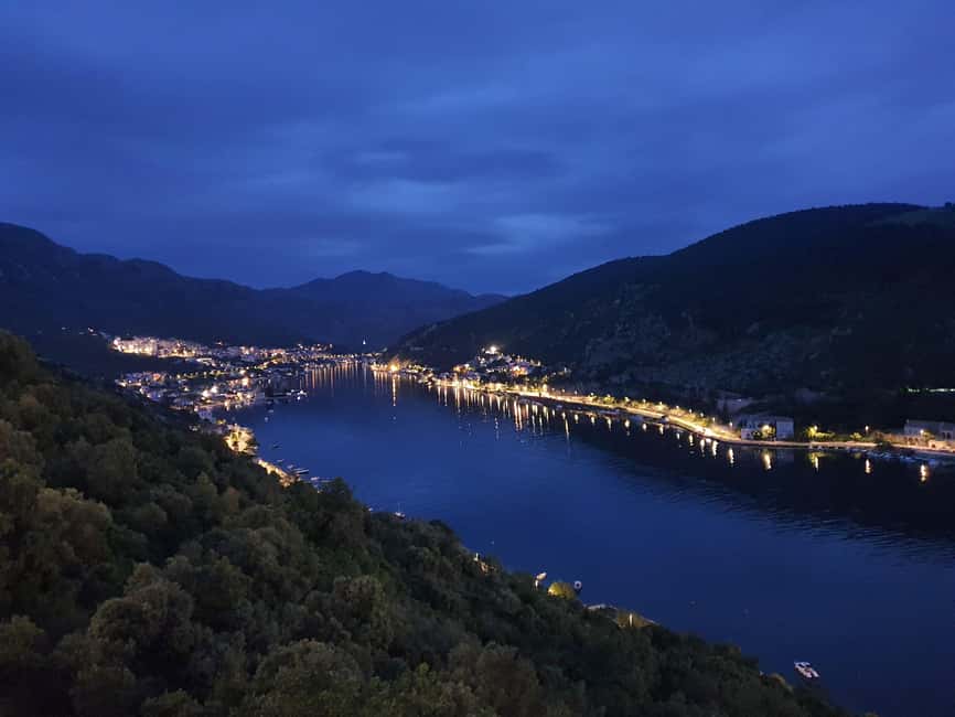 Dubrovnik Night Drive: Lights of the Adriatic - Stop 1: Dubrovnik Bridge illumination and the reflected skyline