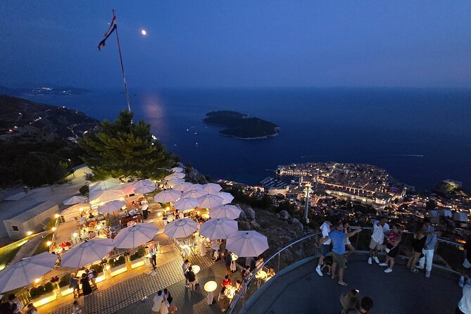 Dubrovnik Night Tour: Lights, Legends & Stunning Views - Stop 3: Hotel Adria Viewpoint Across Lapad, Babin Kuk, and the Elaphiti Islands