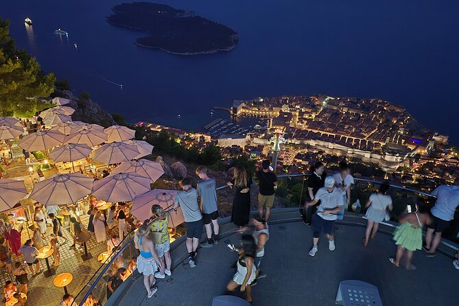 Dubrovnik Night Tour: Lights, Legends & Stunning Views - Stop 4: Bosanka Viewpoint and the Old Town Wall Reflection Effect