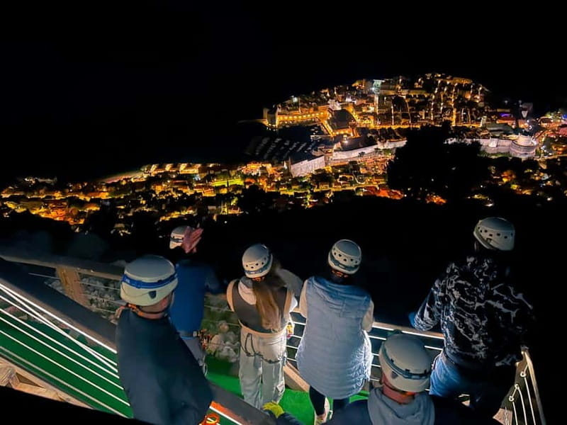 Dubrovnik Night Zipline Experience - From the Ilijina Glavica Garage to Srđ Hill (Easy Start)