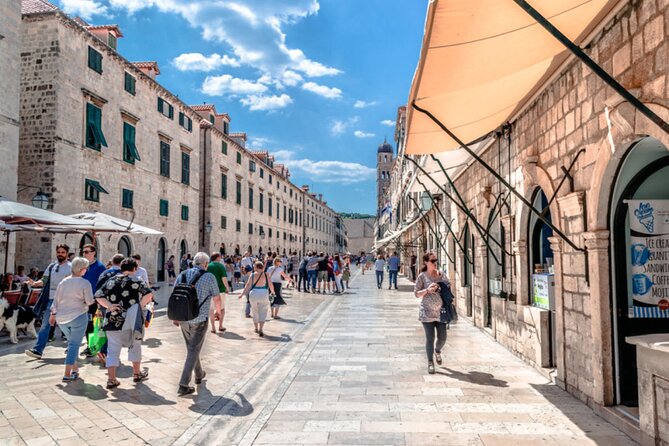 Dubrovnik & Peljesac (Ston & winery) 7-8h PRIVATE SHORE TOUR - Dubrovnik Old Town walk: Stradun to Sponza, with the stories that make it make sense