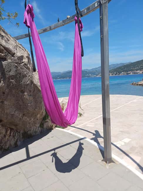 Dubrovnik: Private Aerial Fitness Class on the Beach - Key things to know before you go