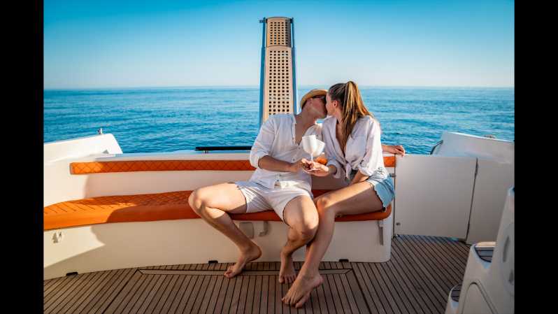 Dubrovnik: Private Elaphite Islands Tour on a Luxury Yacht - Getting on the Prestige 36 Fly: hotel pickup to port, then straight to the fun