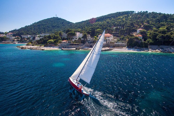 Dubrovnik Private Romantic Sunset Sailing - Choosing the Elaphiti Islands Side: Koločep (and Daksa as a Possibility)