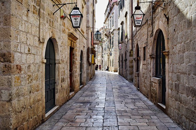 Dubrovnik Private walking tour of the Old Town w/ cruise transfer - The Walls and Minceta Fortress stop that sets the tone