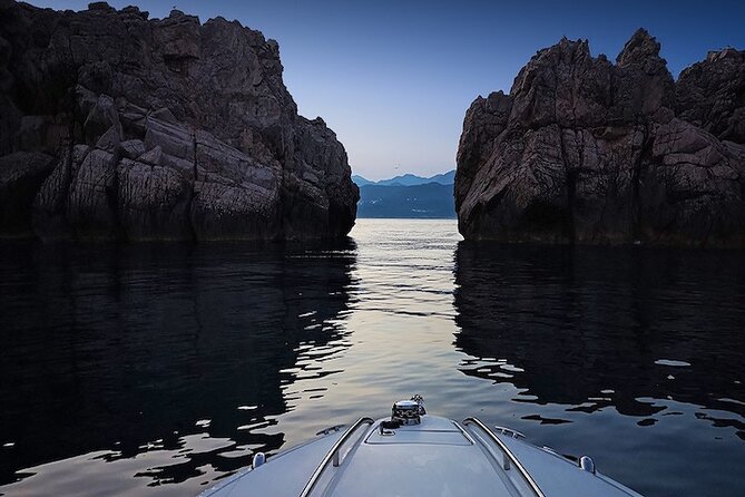 Dubrovnik Sunset Cruise - Private Boat Tour - Lighthouse cruising and the distant Elaphiti islands