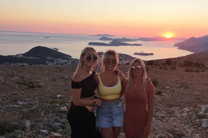 Dubrovnik sunset panorama & wine - Mount Srđ sunset stops: the photo moment you actually get to enjoy