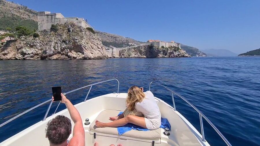 Dubrovnik: Sunset Tour With Panorama Of City Walls - Two biggest coastal caves, seen from the boat