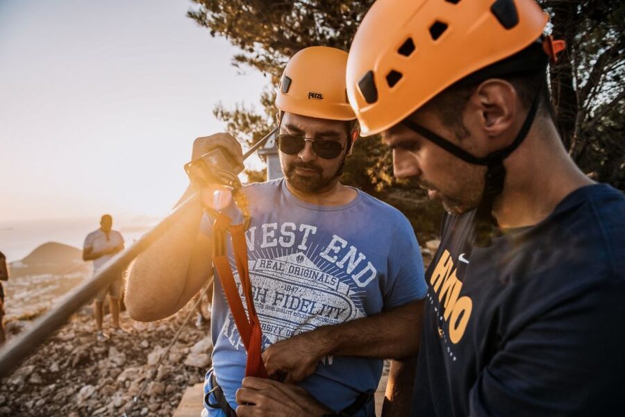 Dubrovnik: Sunset Zip Line Experience Followed by Wine - Gear Up With a Real Safety Briefing and a Training Course