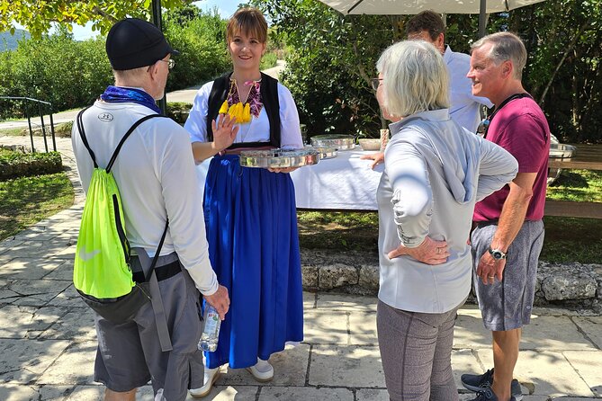 E-Bike Tour + Gourmet Snack + Wine Tasting (Small Group) - Pridvorje monastery stop: short time, strong atmosphere