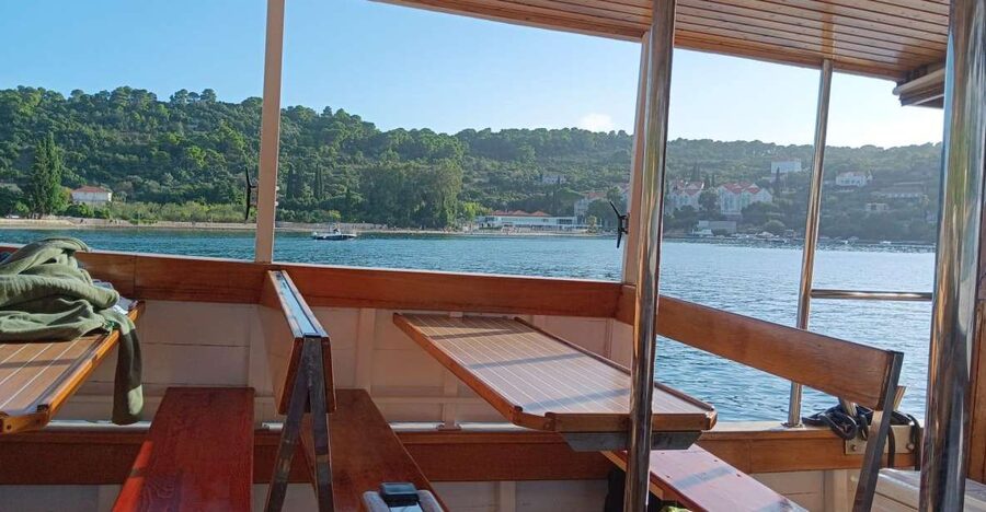 Elaphite Islands Cruise with Local Gastronomy at Captain's H - Blue Cave on Kolocep: The Stop That Makes the Day, Crowds Included