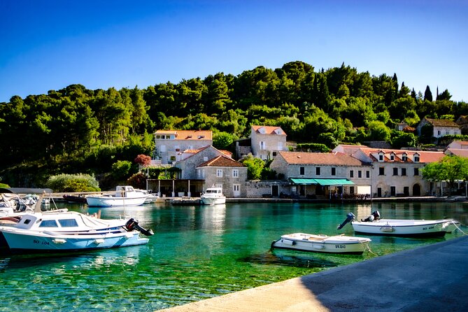 Elaphiti, 3 islands - 4 locations - Koločep stop: Blue Cave, snorkeling, and cliff-jump energy