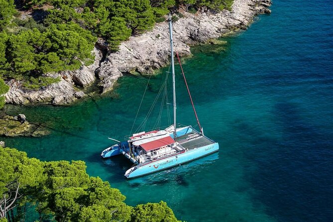 Elaphiti Islands by Catamaran with snacks and unlimited drinks from Dubrovnik - Stop At Šipan (Sailing Time, Then Sightseeing)