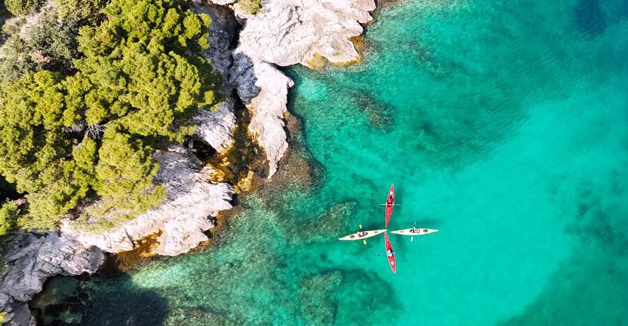 Elaphiti Islands Kayaking and Cycling Tour - Old village Sudurad and the feeling of moving through history
