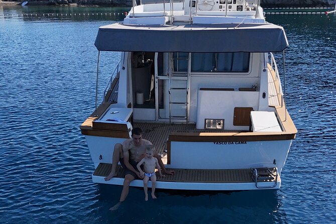 Explore Elaphiti islands by Private trip with Ferretti mini yacht - Stop 3: Šipan for Green Cave scenery and island exploring