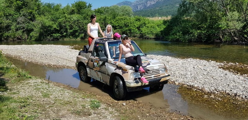 From Cavtat: Konavle Valley Off-Road Jeep Safari with Lunch - Monković lunch by the river: the meal that people actually talk about