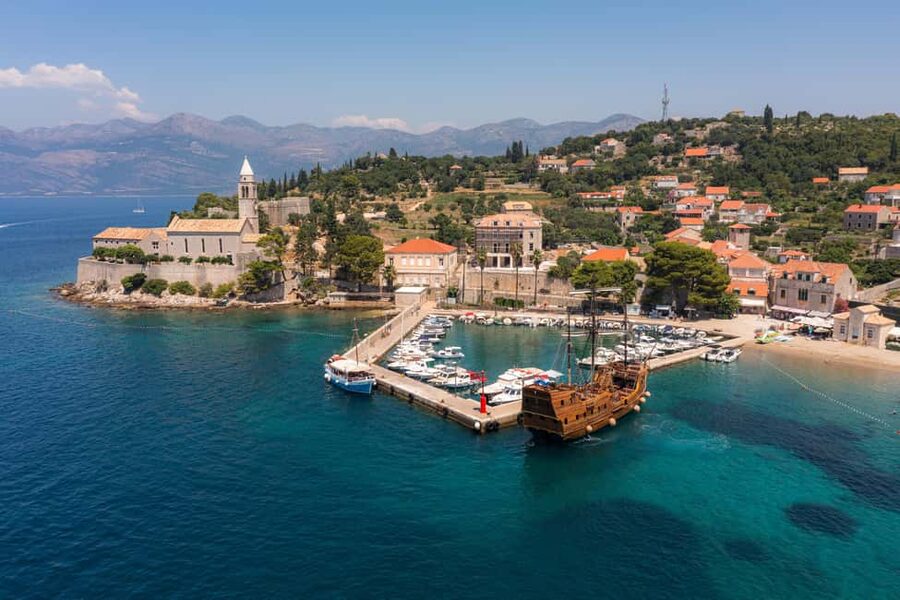 From Dubrovnik: Elaphiti Islands Galleon Cruise with Lunch - Sipan Island: More Time for Sunbathing, Exploring, and Easy Relaxing
