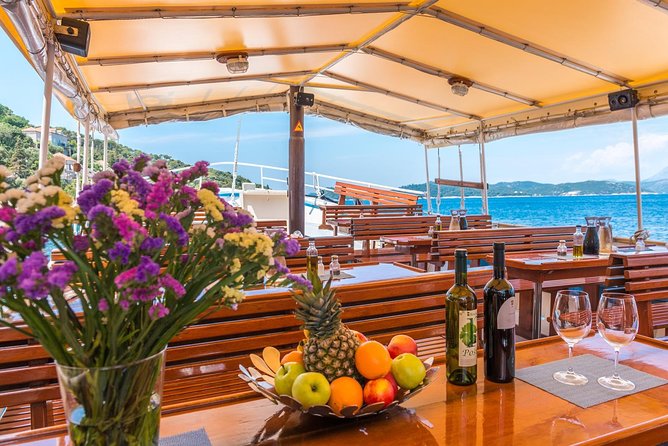 Full-Day Dubrovnik Elaphite Islands Cruise with Lunch and Drinks - Sipan Island (second stop): port views and olive-tree lore